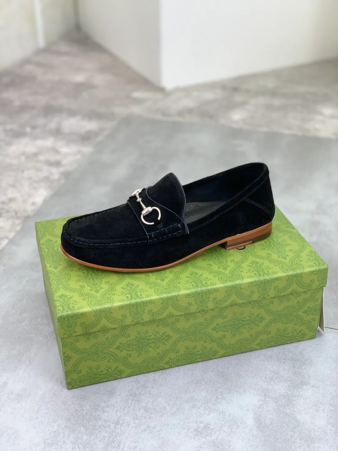 Men's men's shoes 💰P540 [New style] Water-dyed cowhide 💰💎💎💎 [Gucci] Gucci high-end men's formal business leather shoes, original order 1:1 authentic goods! Original imported high-end washed calfskin, original metal buckle, imported first-layer cowhide lining for feet, original outsole, men's shoe size: 38-44, multiple colors available